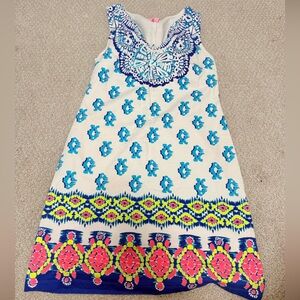 Lilly Pulitzer Blue and Pink Patterned Dress